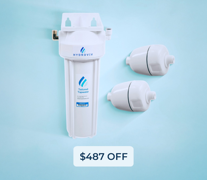 Hydroviv Faucet & Two Shower Water Filter Bundle