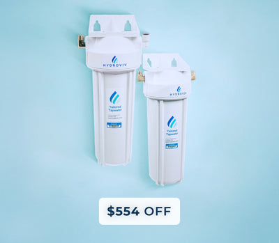 Hydroviv Faucet & Fridge Water Filter Bundle